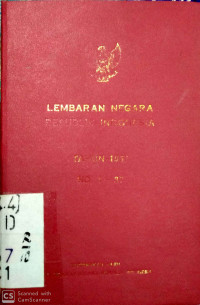 Lembaran Negara Republik Indonesia tahun 1967 no 1-37